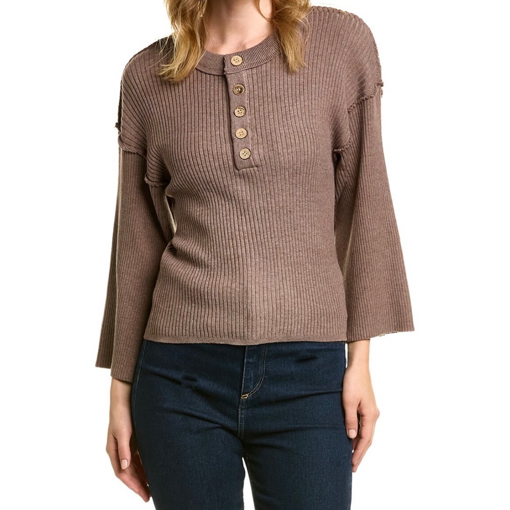 Oat New York Ribbed Henley